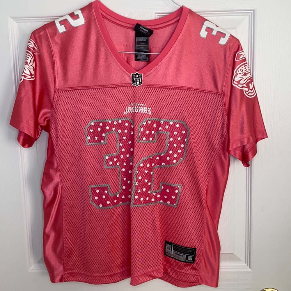 Jacksonville Jaguars Pink Jones-Drew Jersey